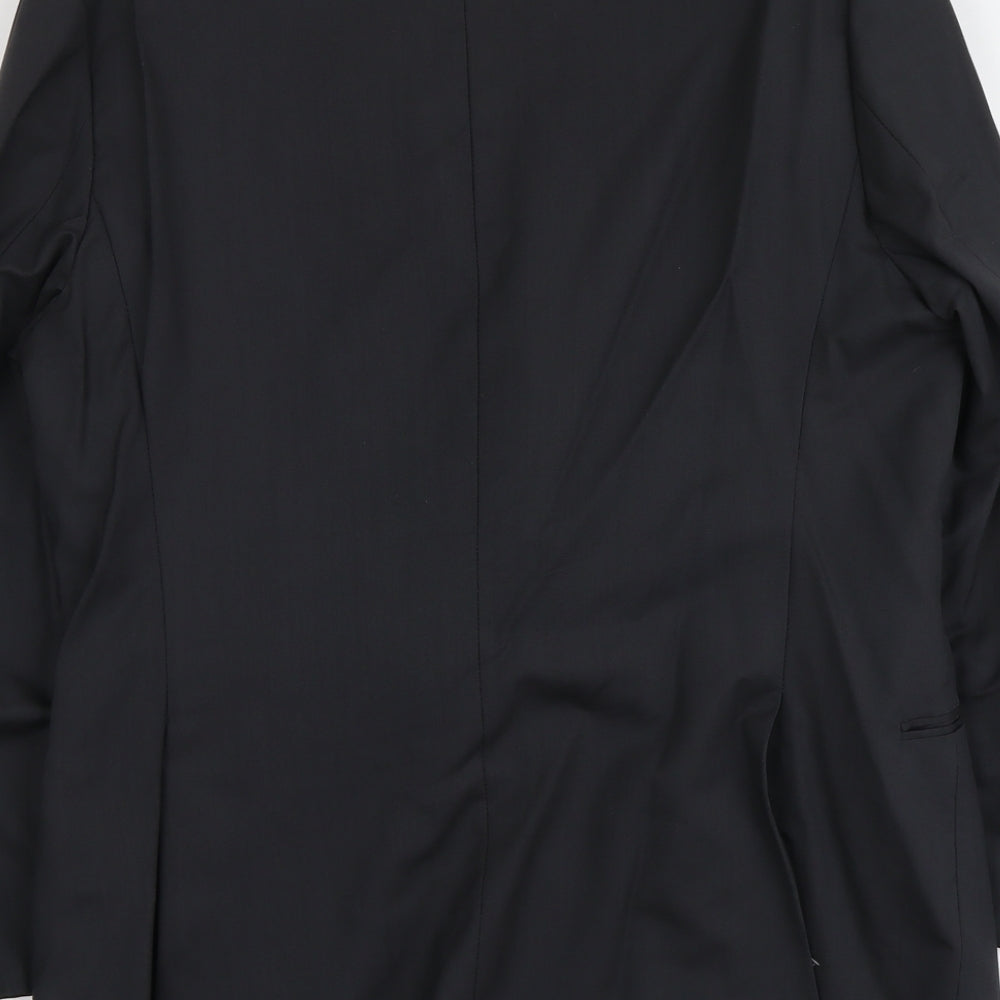Mens UK Size M Marks and Spencer Regular Black Suit Jacket