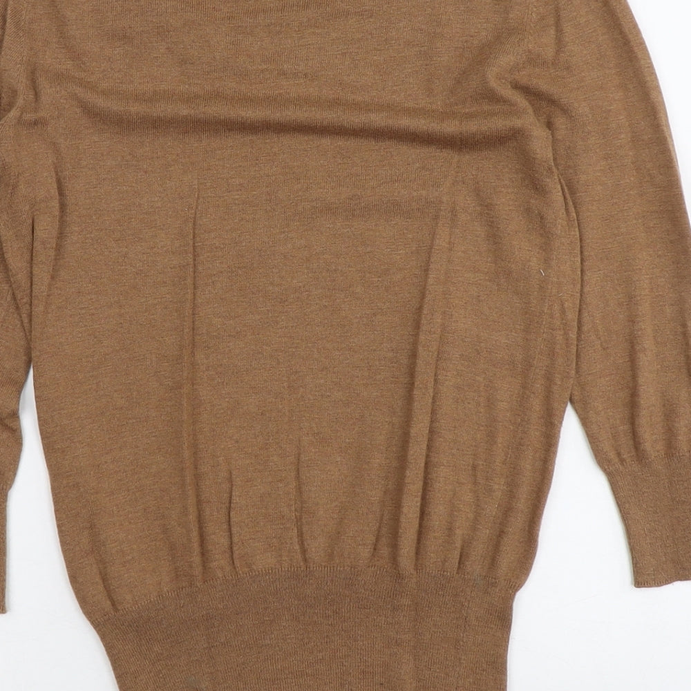 Womens UK Size 8 NEXT Brown Pullover Jumper