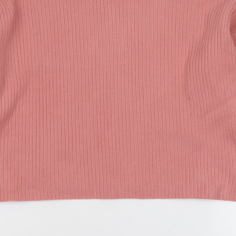 Womens UK Size 8 Topshop Pink Pullover Jumper