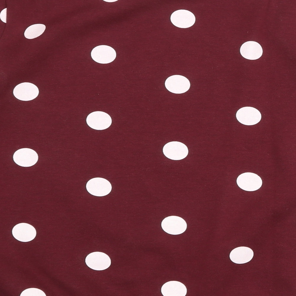 Womens UK Size 6 Disney Red Pullover Sweatshirt