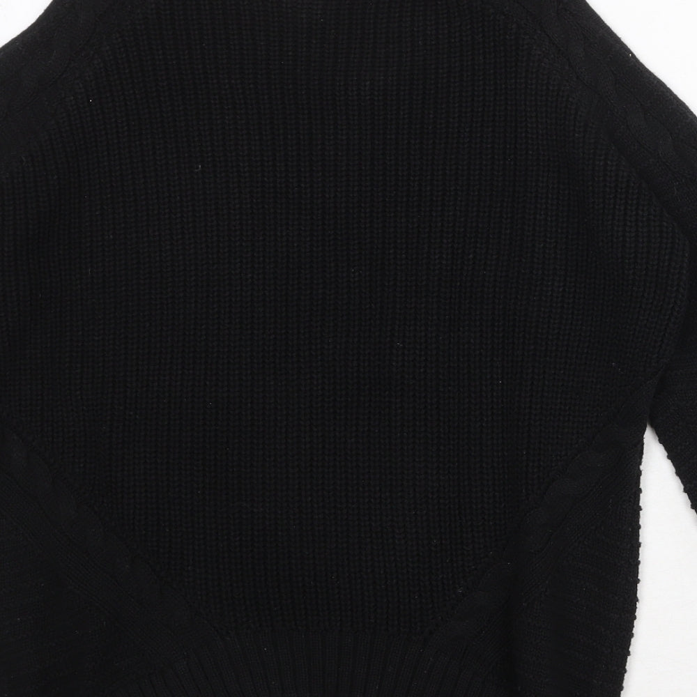 Womens UK Size M Divided by H&M Black Pullover Jumper