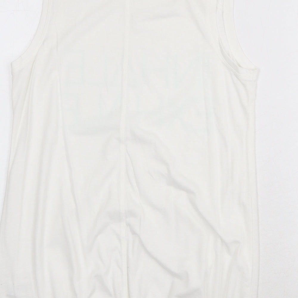Womens UK Size 8 NEXT White Basic Tank