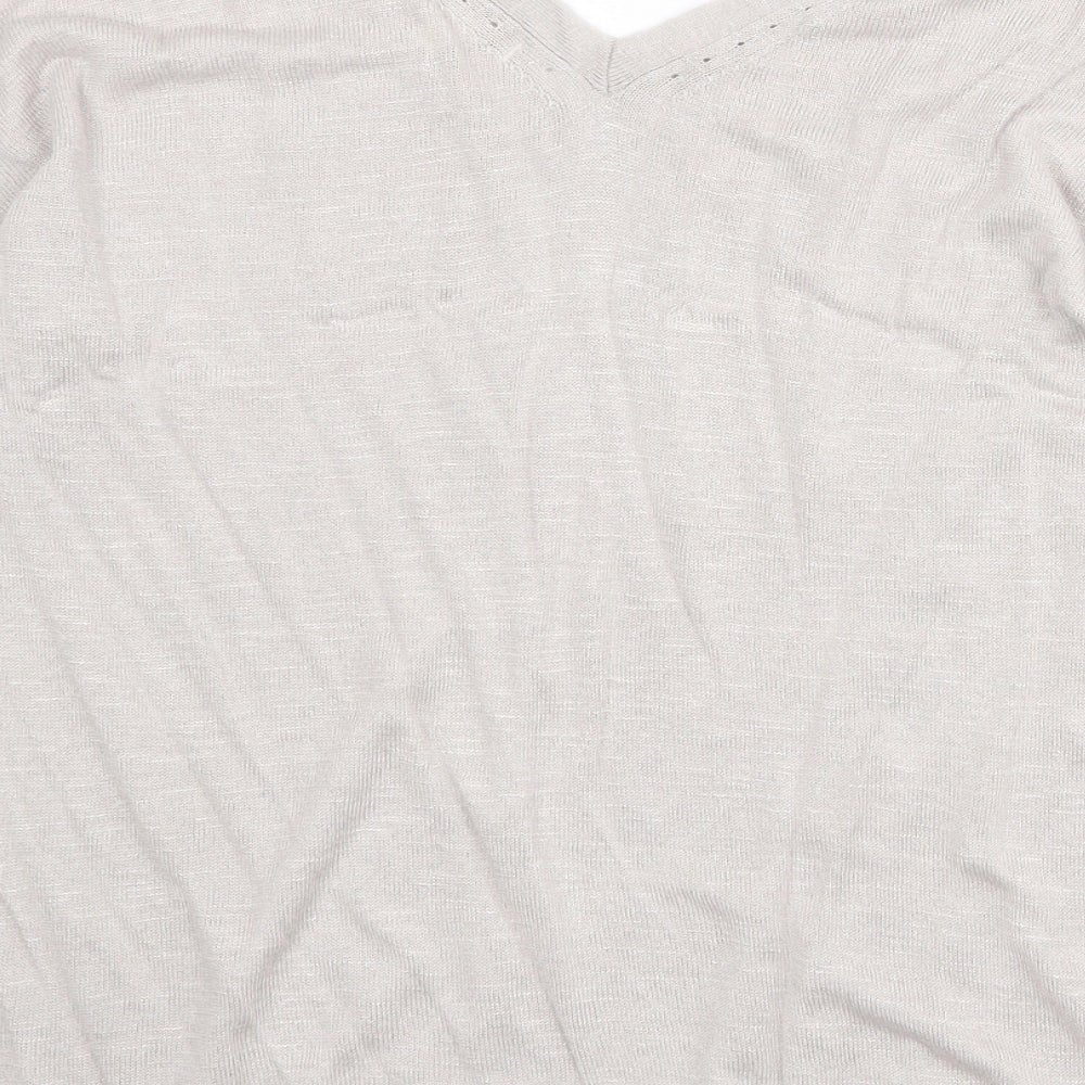 Womens UK Size S Monsoon Beige Pullover Jumper