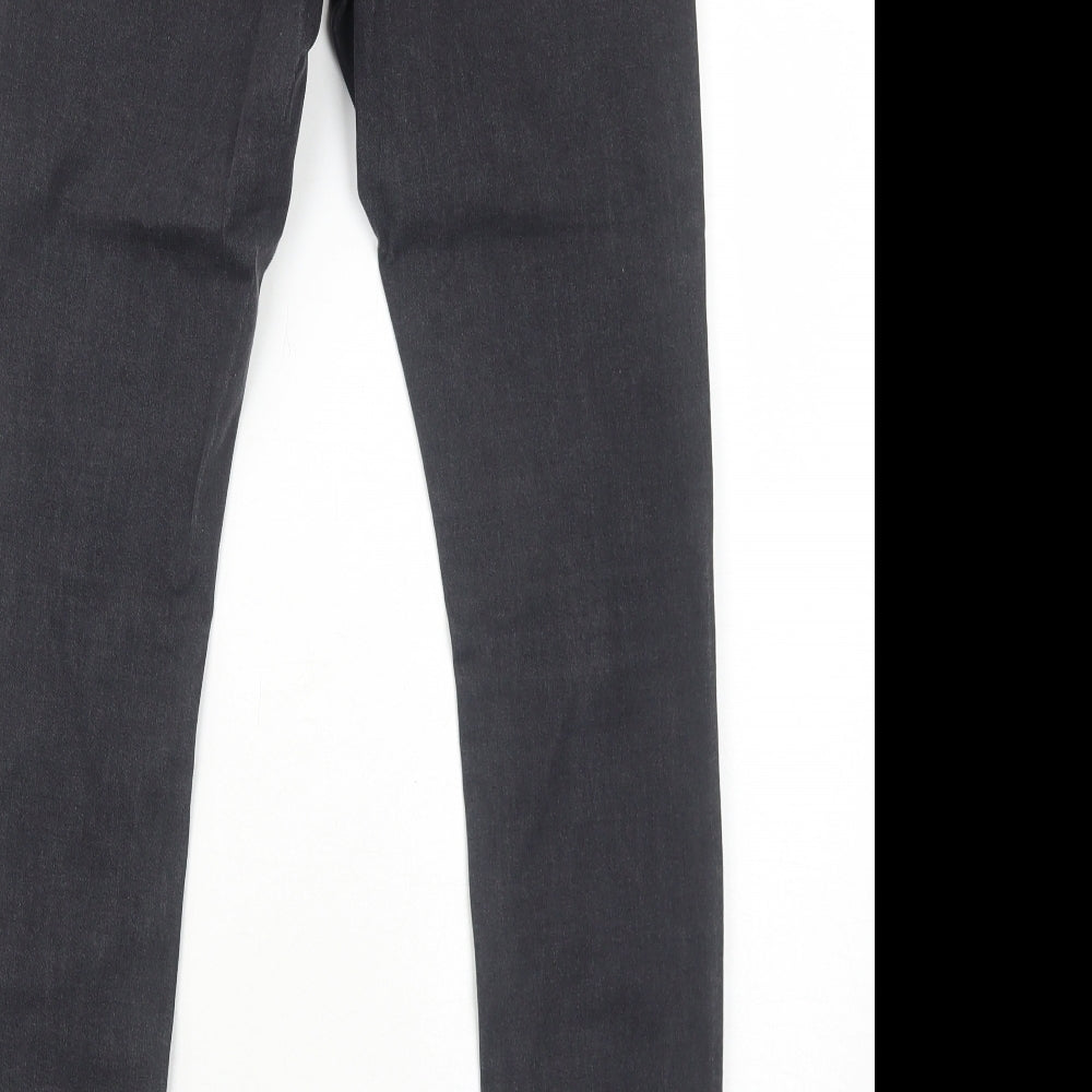 Urban Bliss Womens Black Cotton Skinny Jeans Size 10 Regular Zip