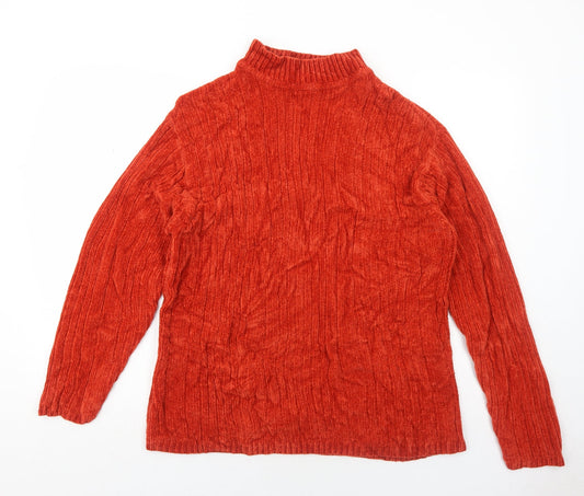 Womens UK Size L Bonmarché Orange Pullover Jumper
