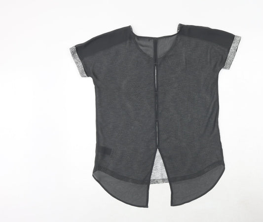 Womens UK Size 6 NEXT Grey Basic Blouse
