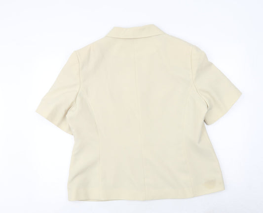 AMARANTO Womens Grey Jacket Size 20 Button