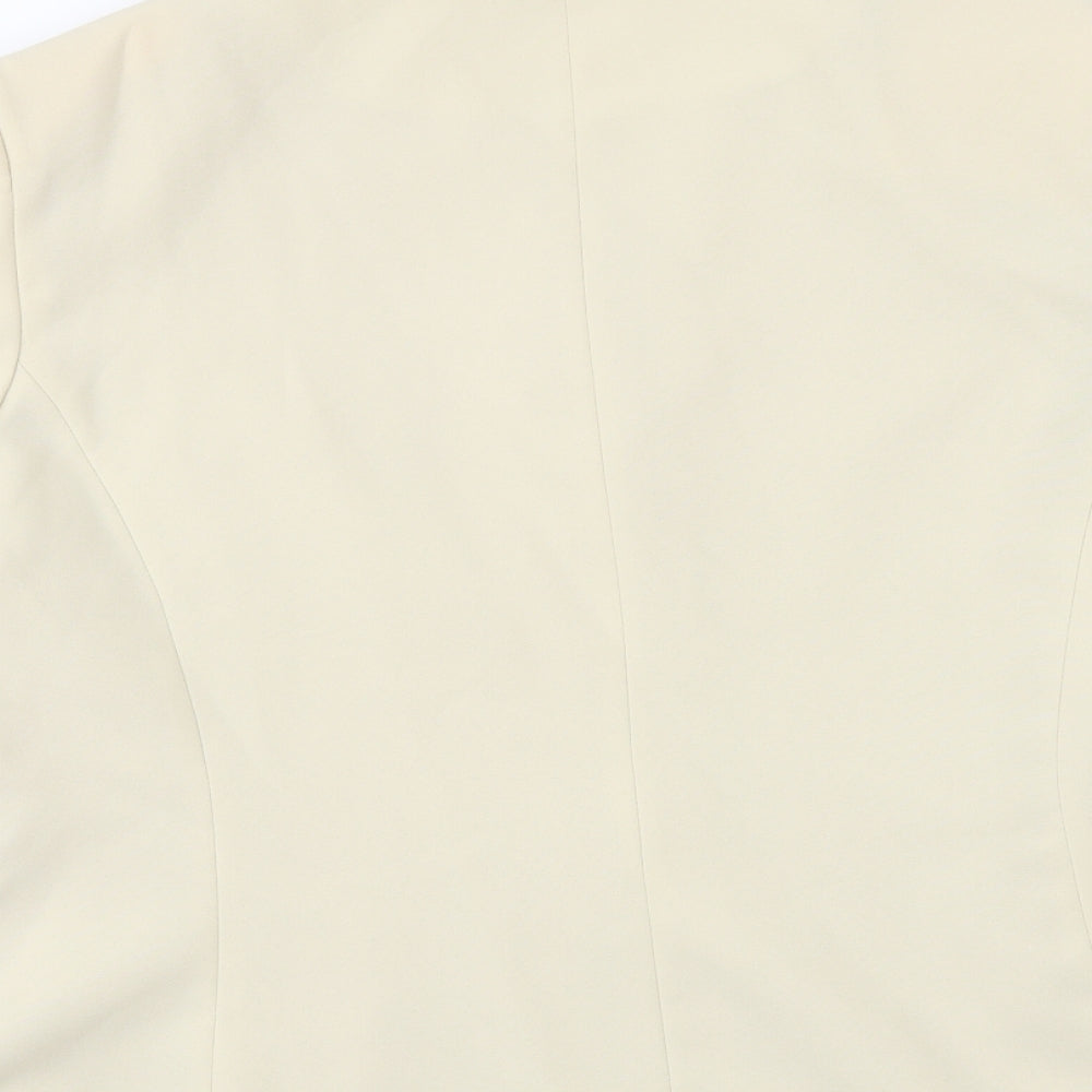 AMARANTO Womens Grey Jacket Size 20 Button