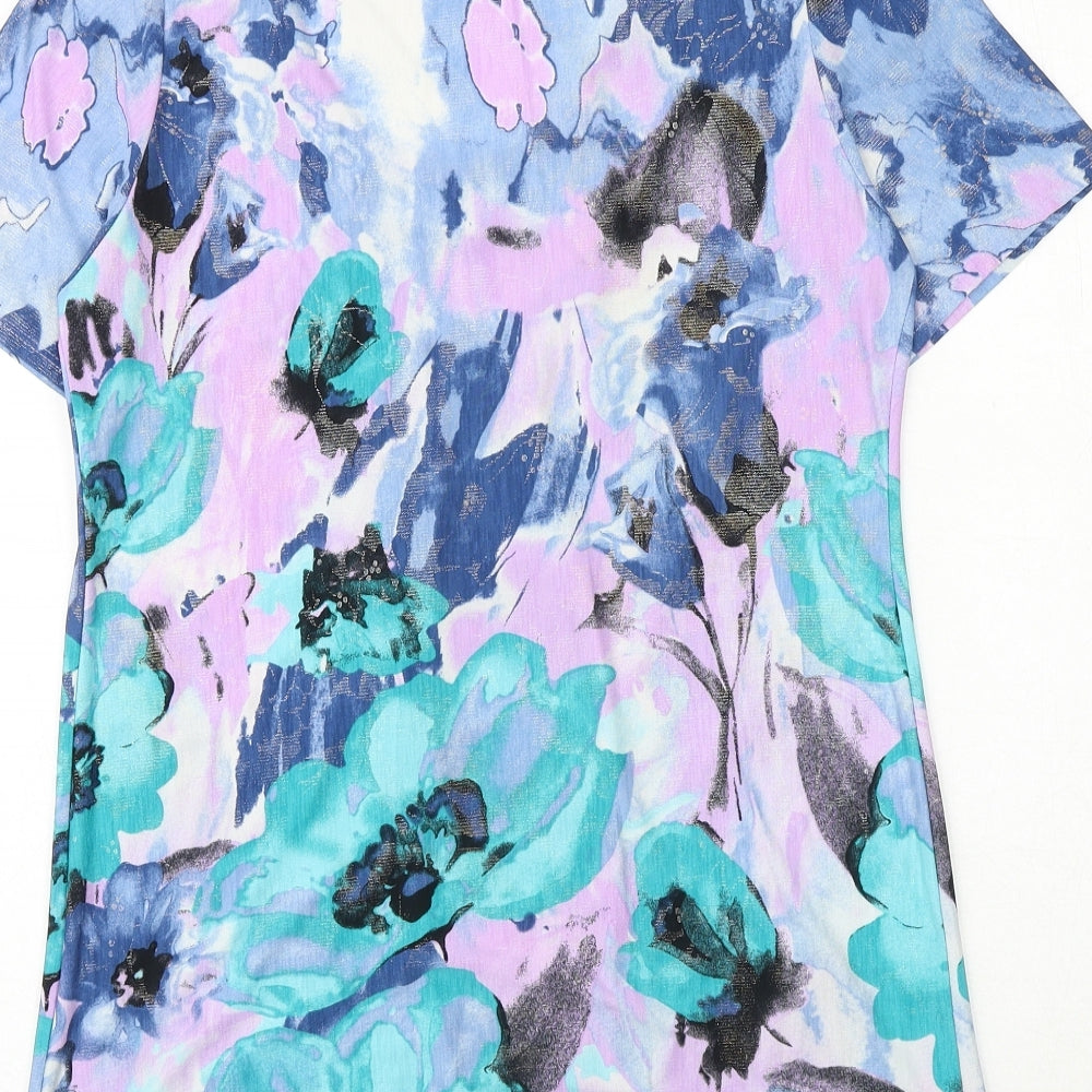 Womens UK Size S Saloos Multicoloured Basic T-Shirt