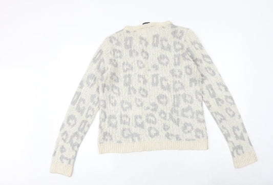 Womens UK Size 10 Dorothy Perkins Beige Pullover Jumper