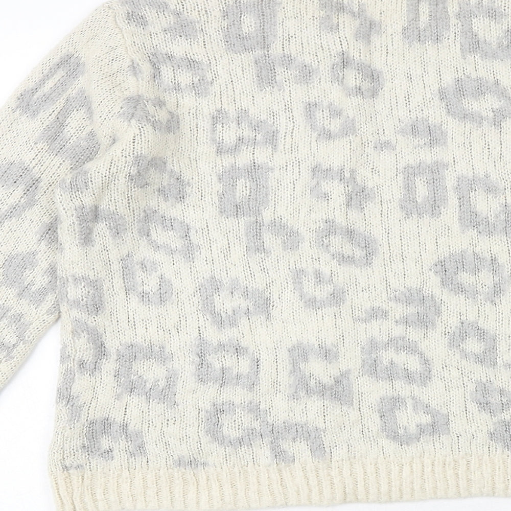 Womens UK Size 10 Dorothy Perkins Beige Pullover Jumper