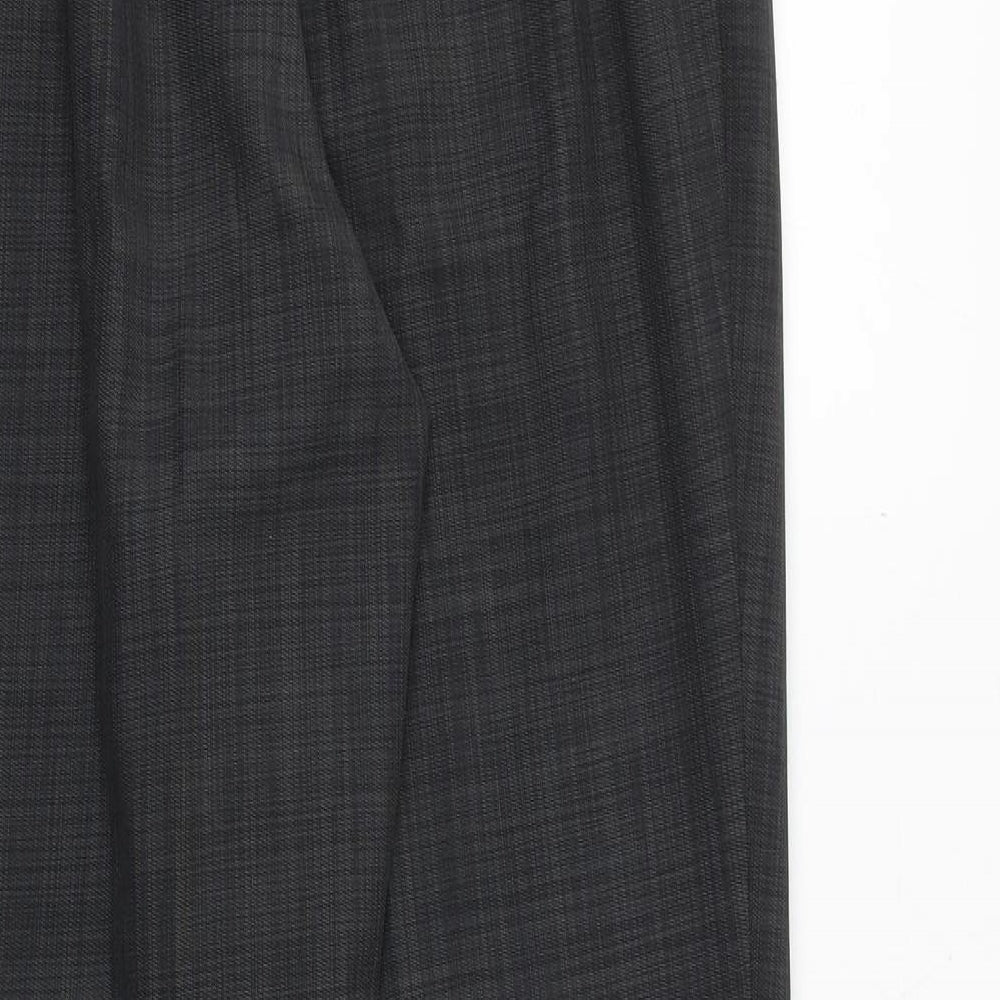 Womens UK Size 12 Marks and Spencer Regular Fit Grey Trousers