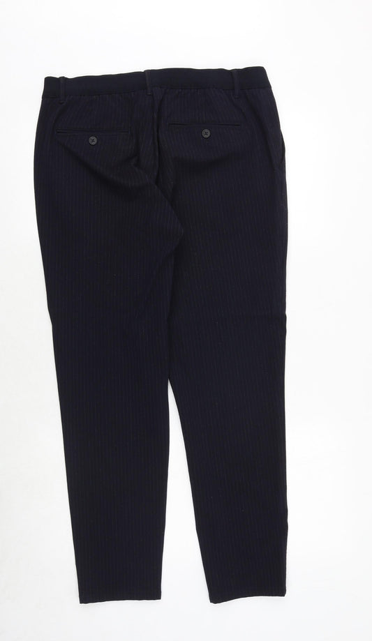 Mens UK Size L Zara Regular Blue Suit 2 Piece