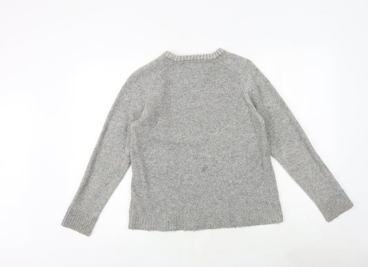 Womens UK Size S H&M Grey Pullover Jumper