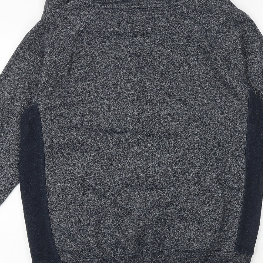 Mens UK Size S Genetic Apparel Blue Full Zip Sweatshirt
