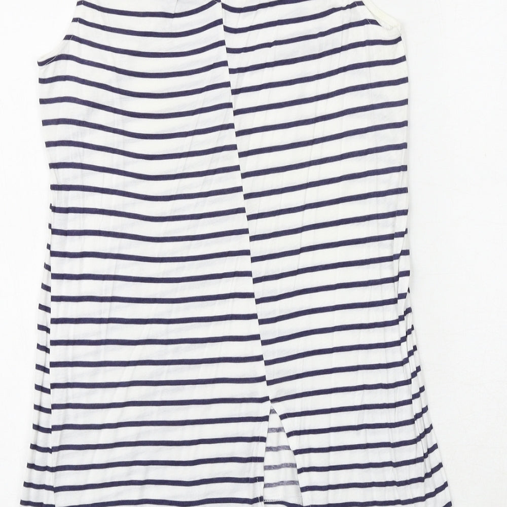 Womens UK Size 10 Dorothy Perkins White Basic Tank