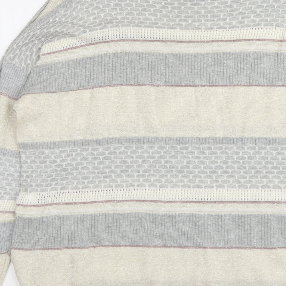 Womens UK Size 12 Warehouse Multicoloured Pullover Jumper