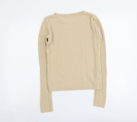 Womens UK Size 10 Editions Beige Pullover Jumper