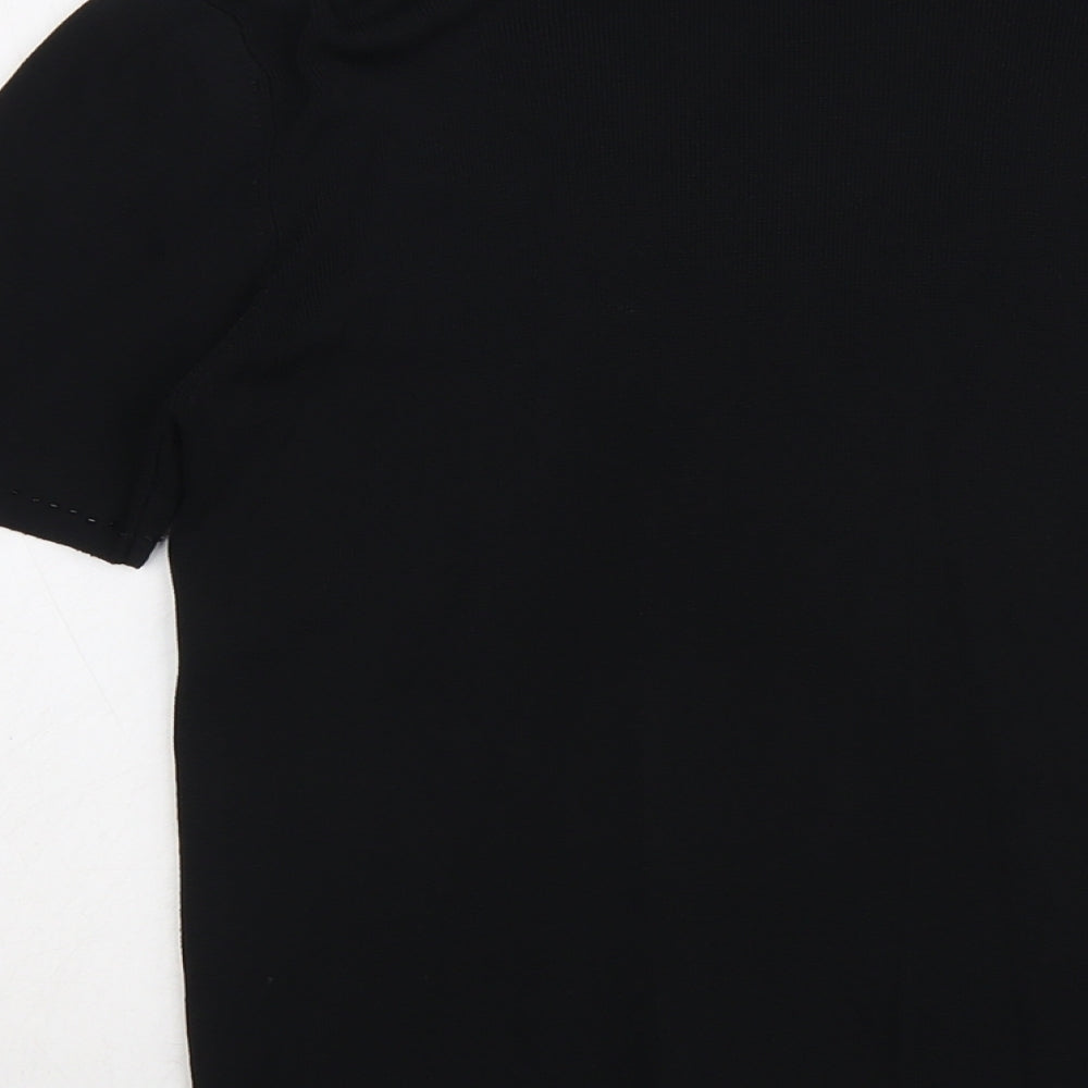 Womens UK Size M Whisper Black Pullover Jumper