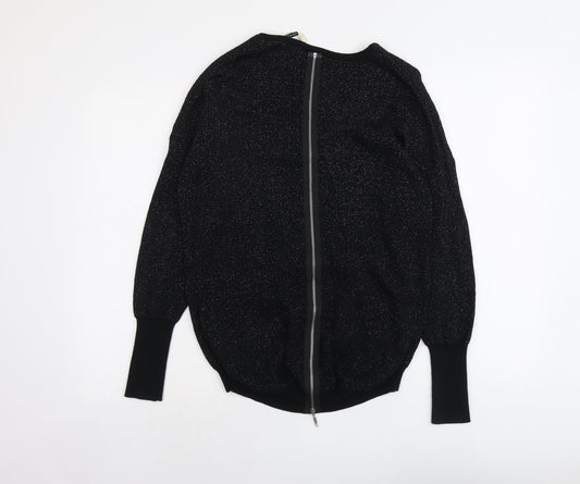 Womens UK Size S Oasis Black Pullover Jumper