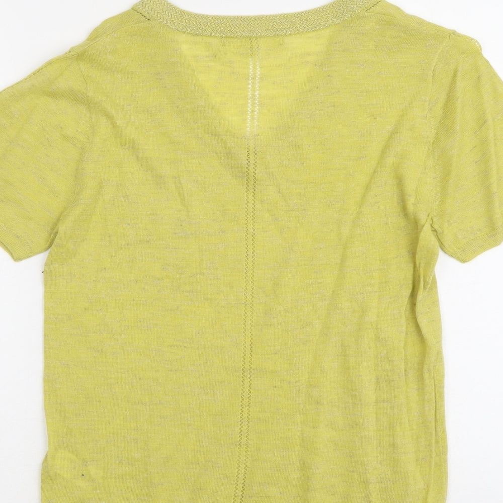 Womens UK Size 10 NEXT Green Pullover Jumper
