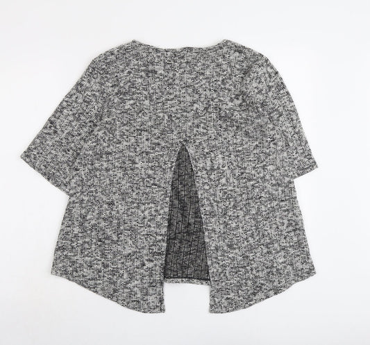Womens UK Size L FOREVER 21 Grey Pullover Jumper