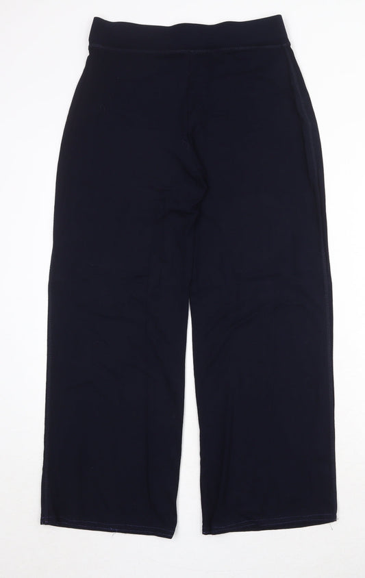 Womens UK Size 10 Marks and Spencer Regular Fit Blue Trousers