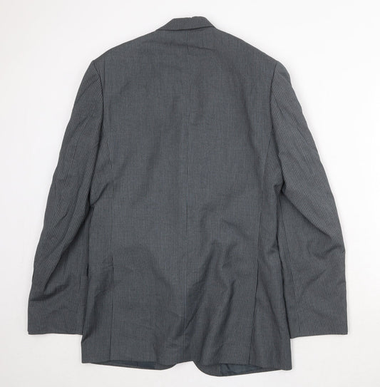Mens UK Size 38 Burton Regular Grey Suit Jacket