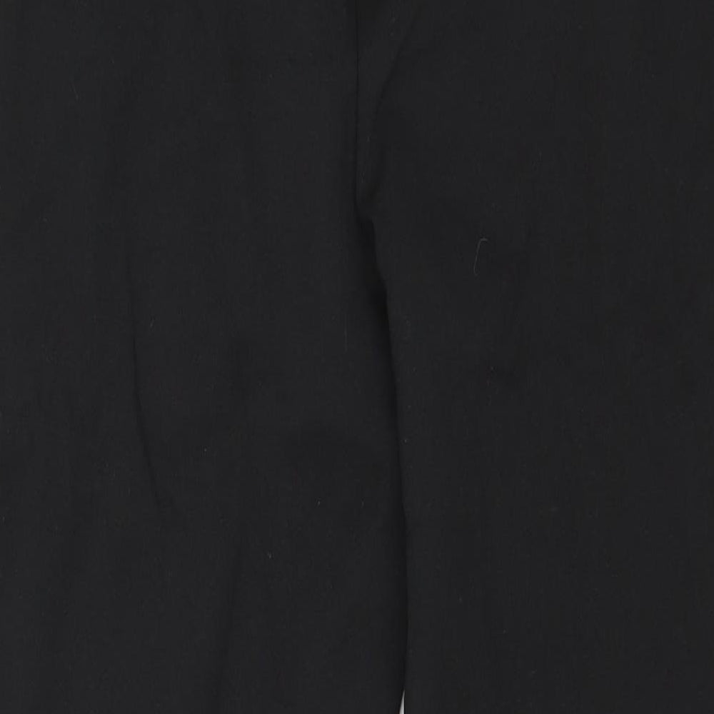 Womens UK Size 10 ASOS Regular Fit Carrot Black Trousers