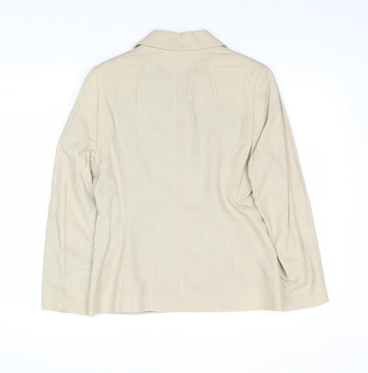 Womens UK Size 8 BHS Beige Jacket