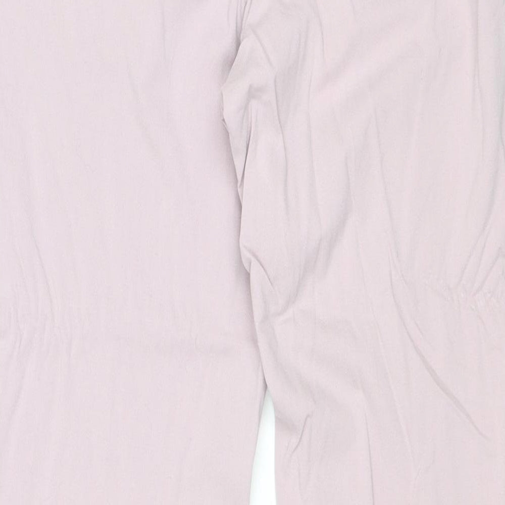 Womens UK Size S Uniqlo Regular Fit Purple Trousers