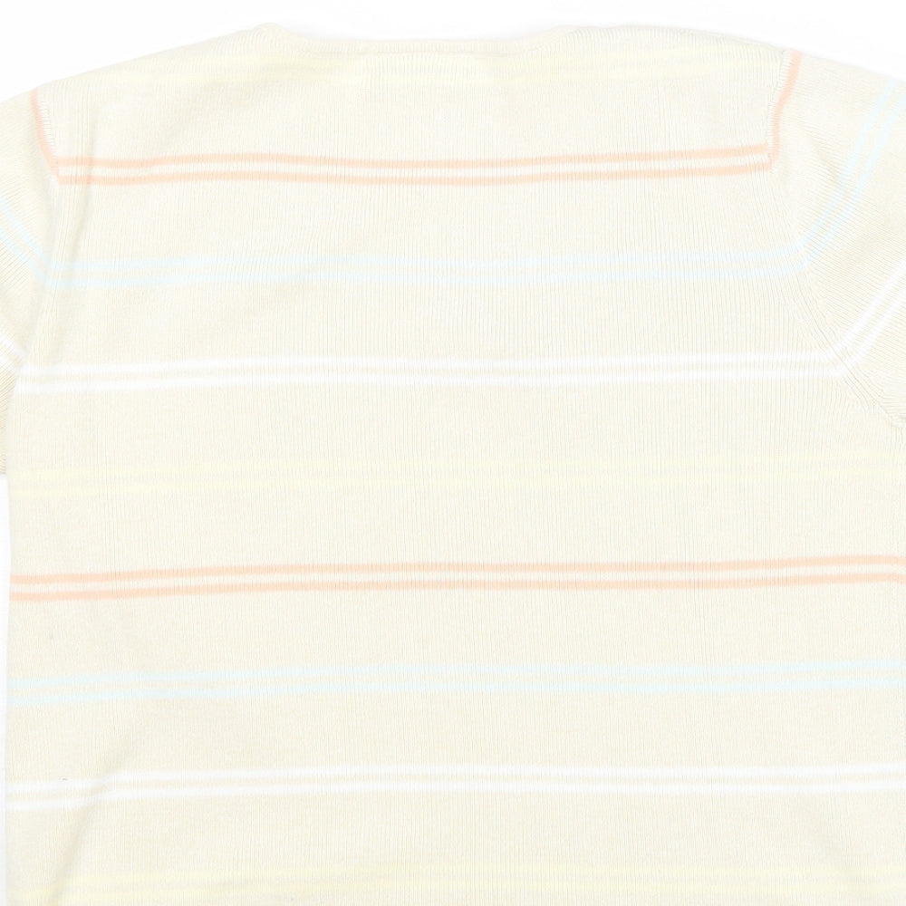 Womens UK Size 14 BHS Beige Pullover Jumper