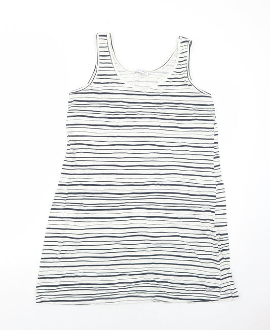 Womens UK Size L La Redoute White Basic Tank