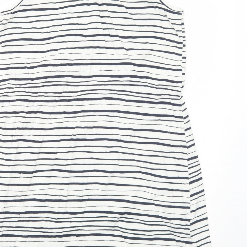 Womens UK Size L La Redoute White Basic Tank