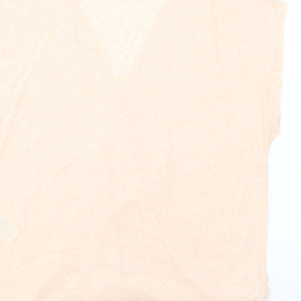 Womens UK Size 8 New Look Pink Basic Blouse