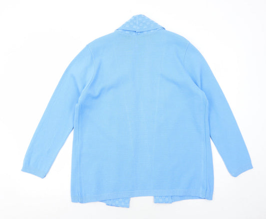 Womens UK Size M Insight Blue Cardigan Jumper