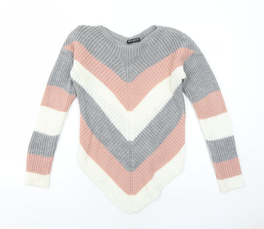 Womens UK Size S Select Grey Pullover Jumper