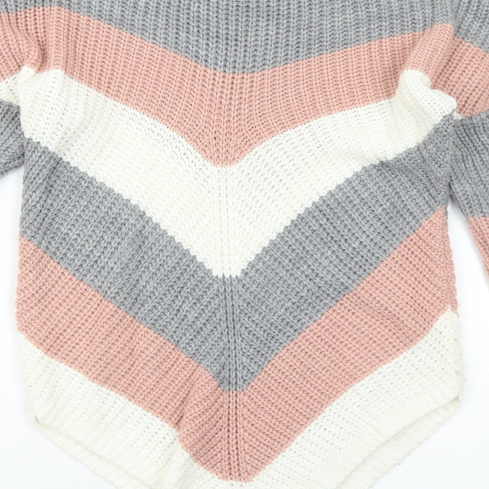 Womens UK Size S Select Grey Pullover Jumper