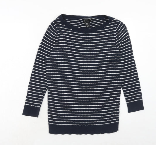 Womens UK Size L Jones New York Blue Pullover Jumper