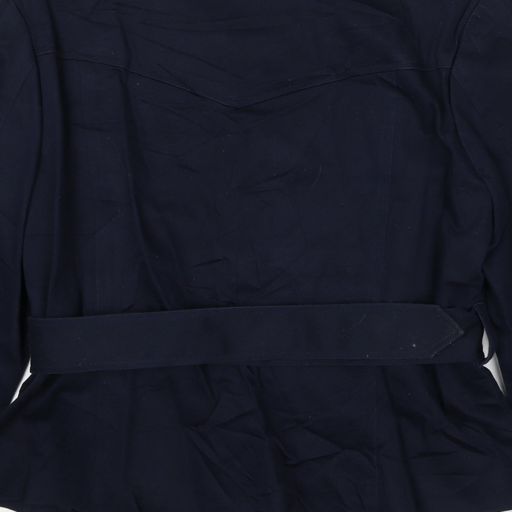 Country Casuals Womens Blue Jacket Size 14 Button