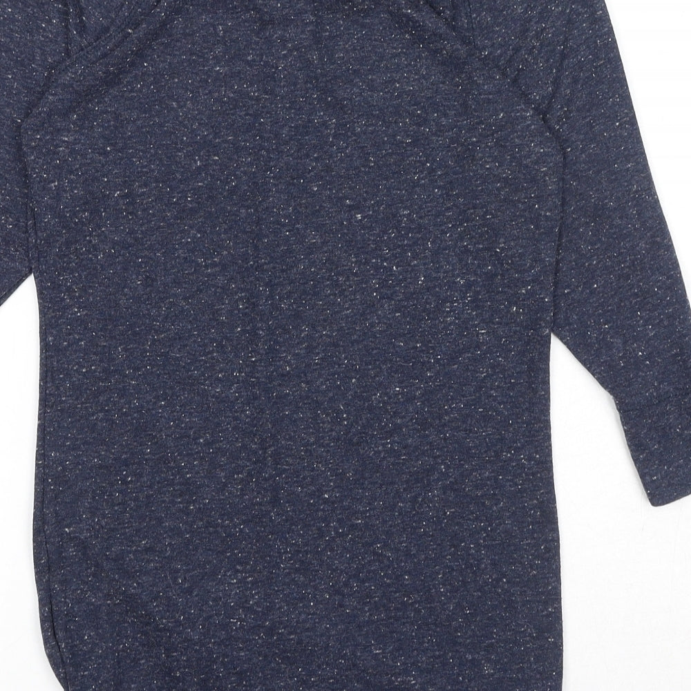 Womens UK Size 8 Divided by H&M Blue Basic Blouse
