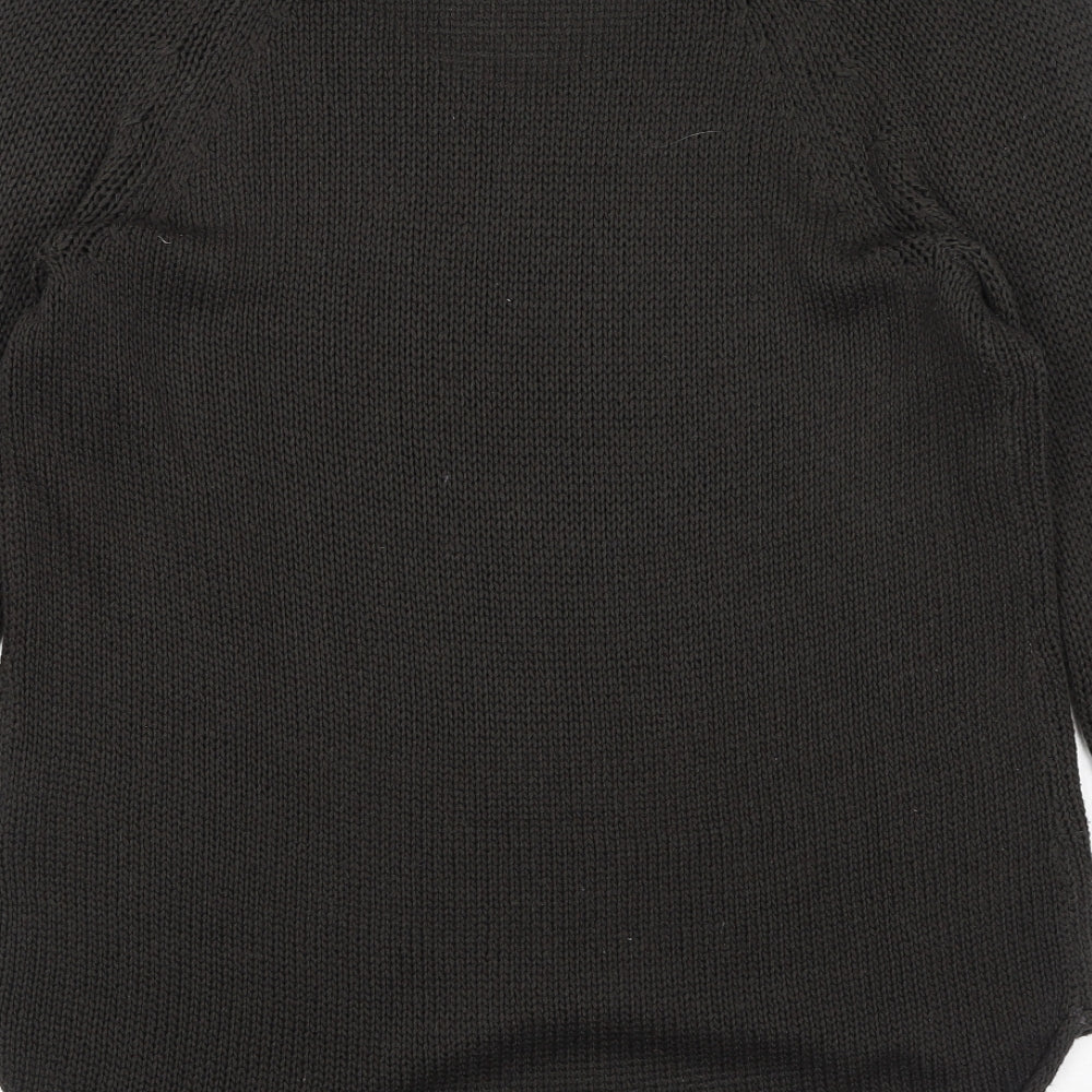 Womens UK Size M H&M Brown Pullover Jumper