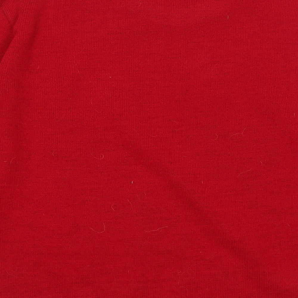 Womens UK Size XL Envy Us Red Pullover Jumper