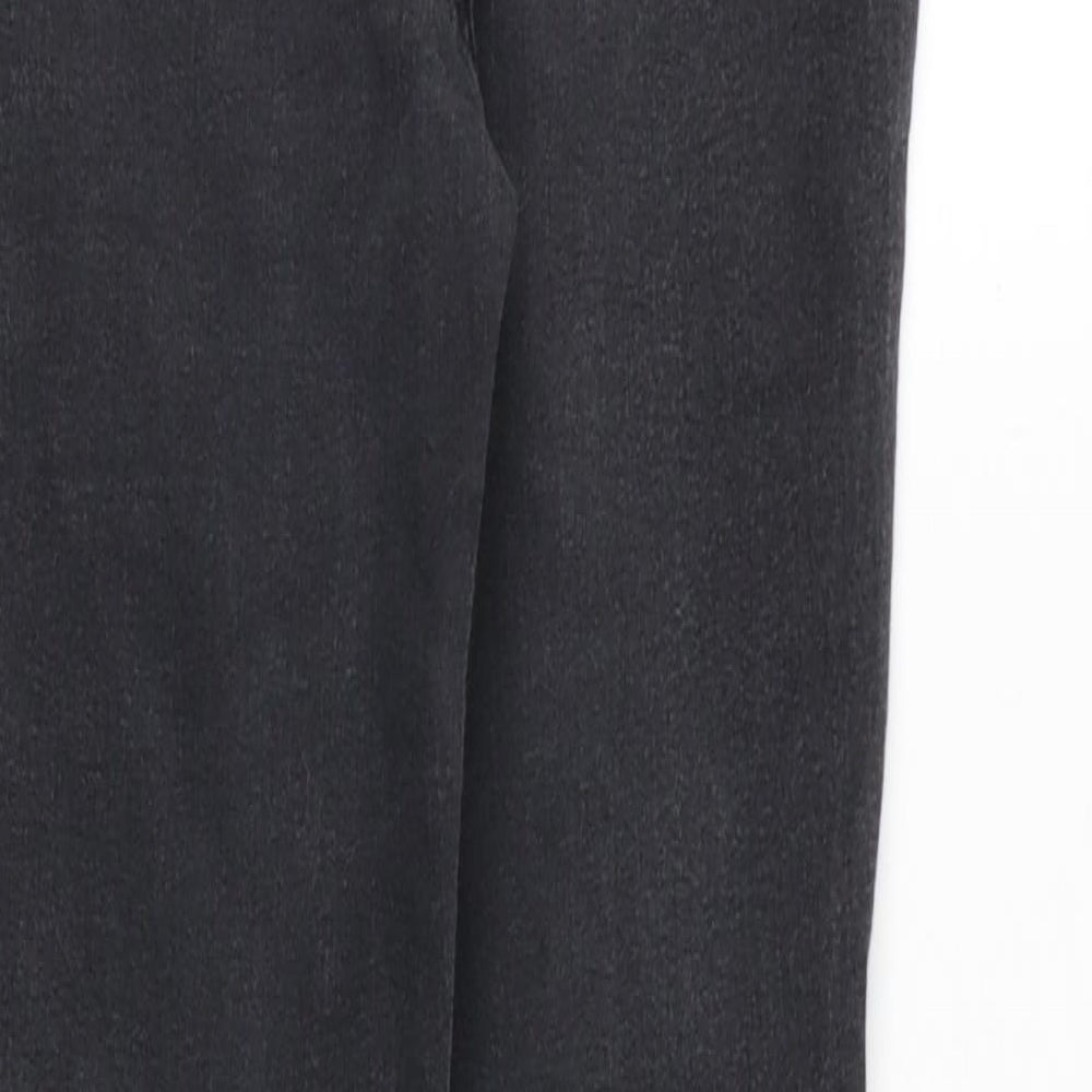 New Look Womens Black Cotton Skinny Jeans Size 8 Regular Zip