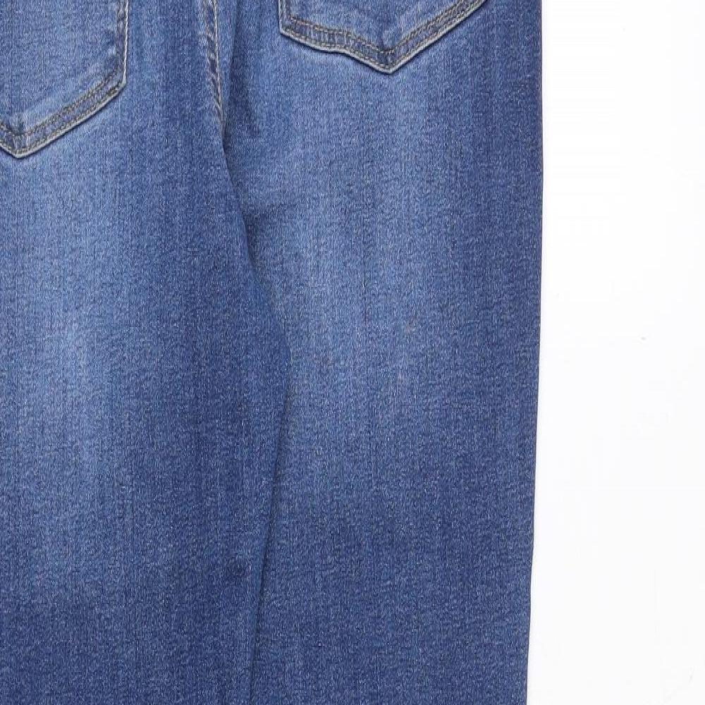 Very Womens Blue Cotton Skinny Jeans Size 29 in Regular Zip