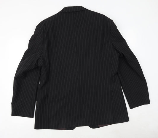 Mens UK Size 42 Marks and Spencer Regular Black Suit Jacket