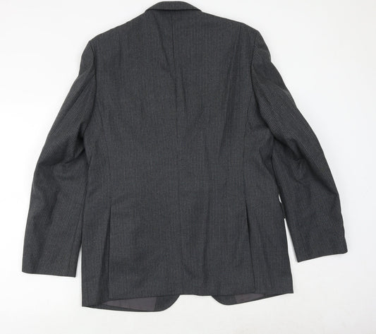 Mens UK Size 38 Burton Regular Grey Suit Jacket