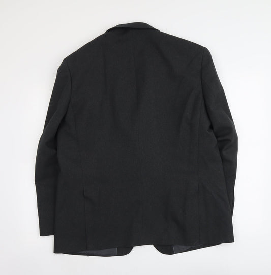 Mens UK Size L Greenwoods Regular Grey Suit Jacket