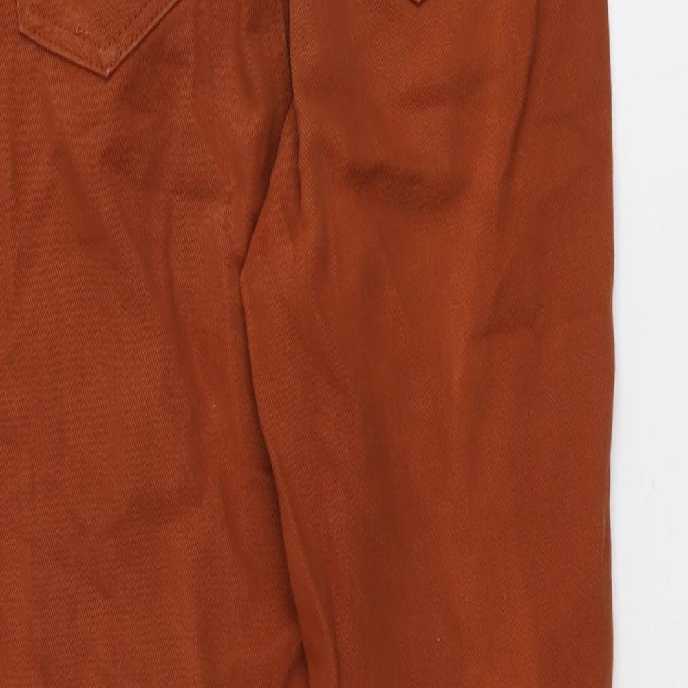 Liquor N Poker Womens Brown Cotton Skinny Jeans Size 6 L24 in Regular Button