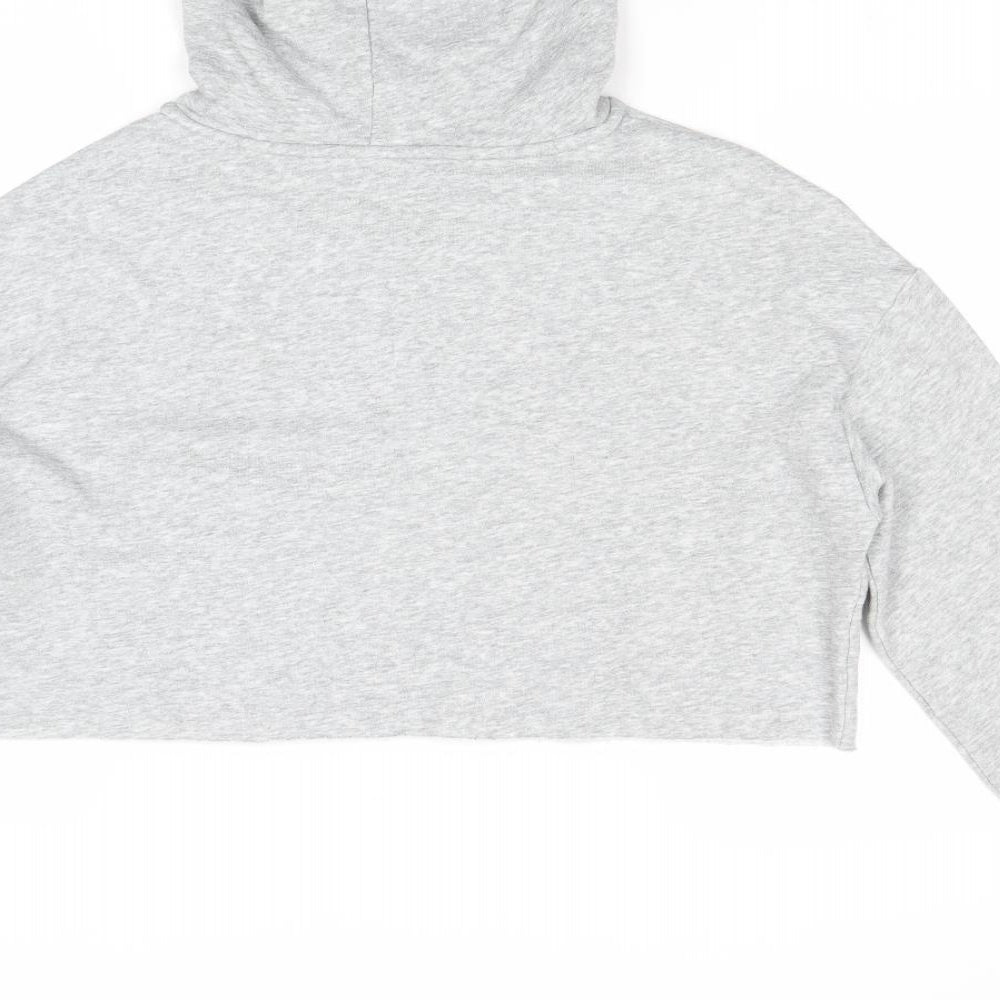 Womens UK Size S Divided by H&M Grey Pullover Hoodie